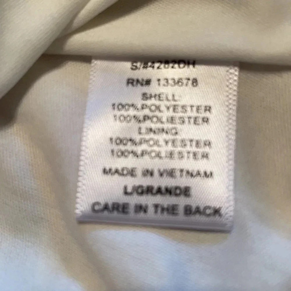 Love Tree Yellow Floral Print Lined Dress Ruffle Tie Back Size Large EUC - Picture 7 of 7